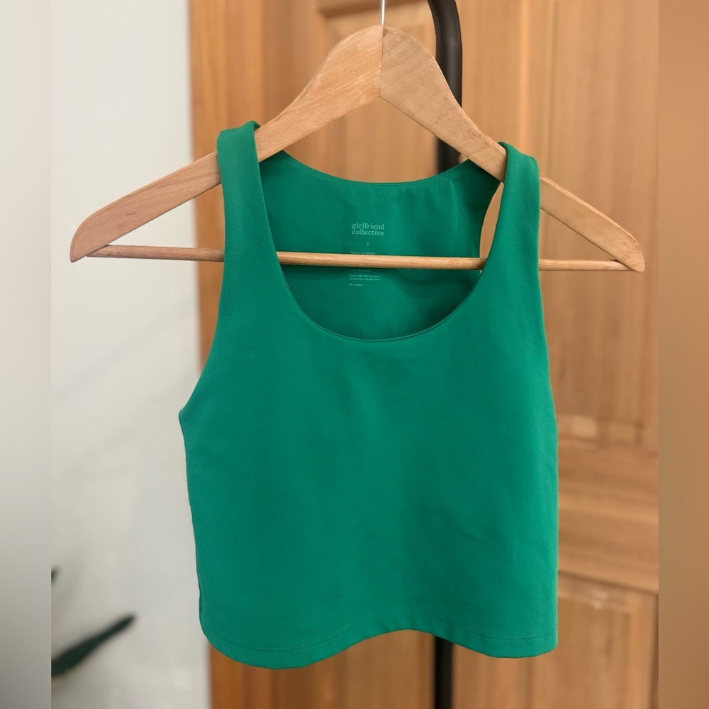 Girlfriend Collective Vibrant Green Tank Top